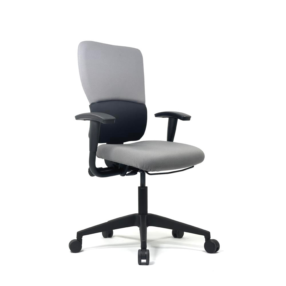 Steelcase: Lets B - Hi-Back Task Chair in Grey Fabric - Refurbished