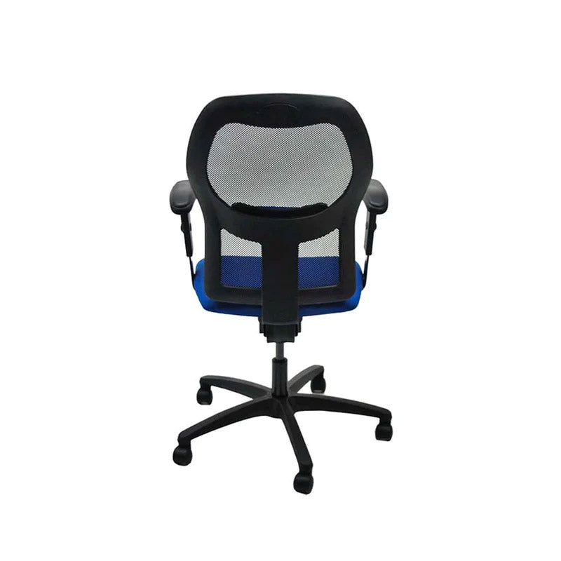 <tc>Ahrend</tc>Silla de trabajo tipo 160 en tela azul - Reacondicionada