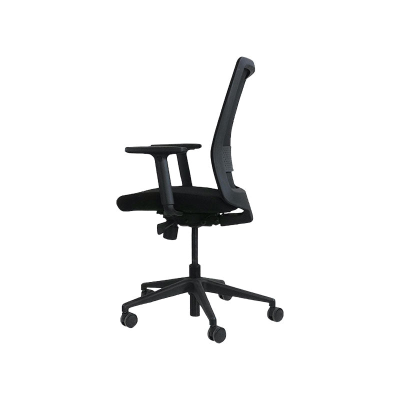 Bestuhl: S30 Task Chair in Black Leather - Refurbished