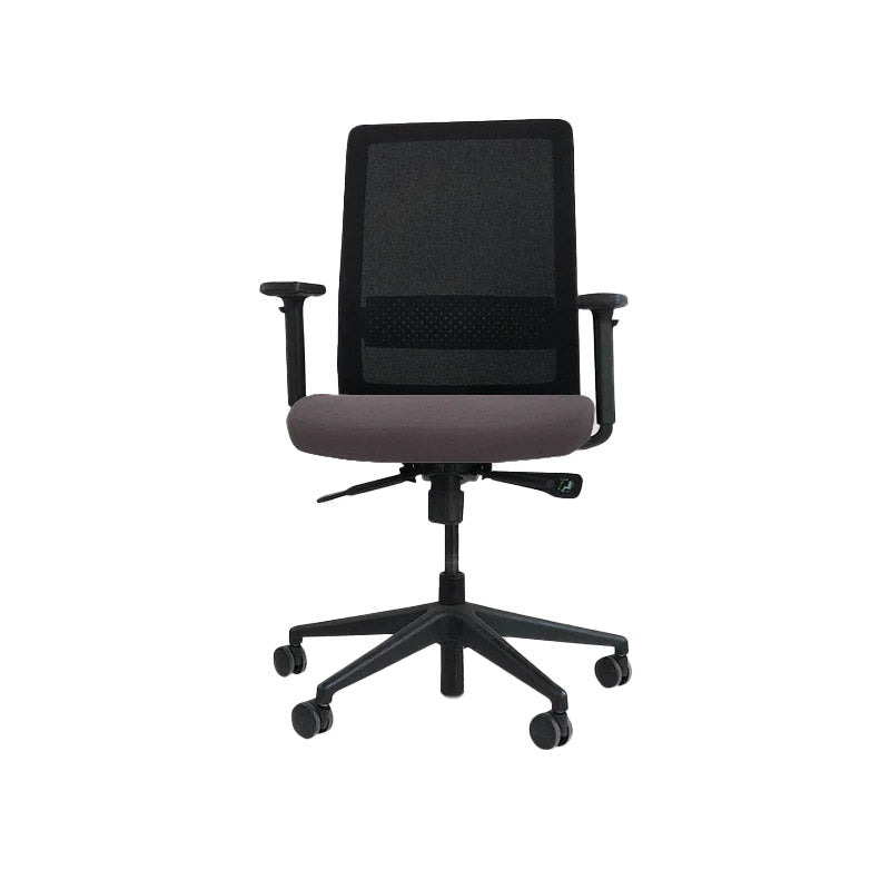 <tc>Bestuhl</tc>Silla de trabajo S30 en tela gris - Reacondicionada