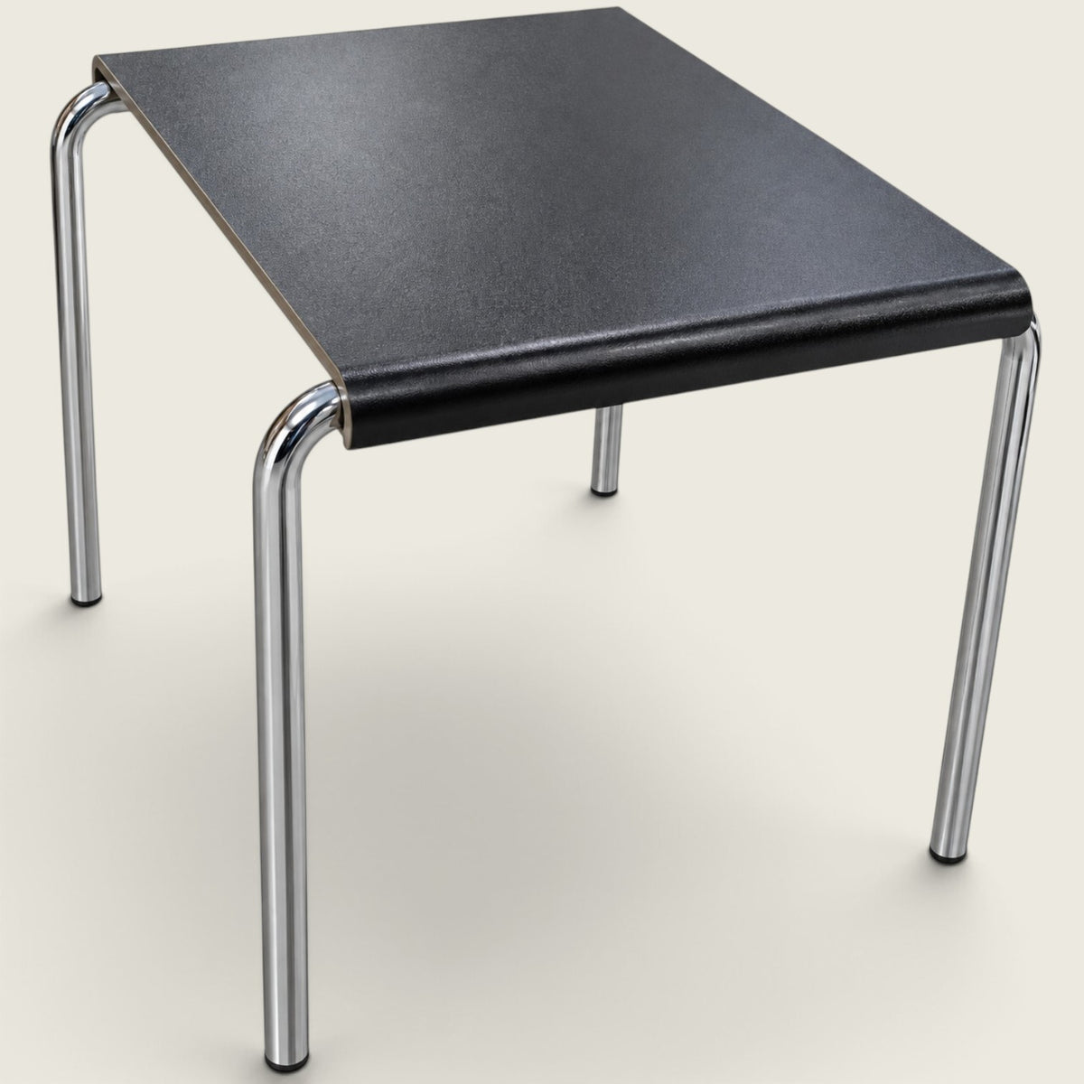 Saxen: Black Laminate & Chrome Four-Leg Multipurpose Table - Refurbished