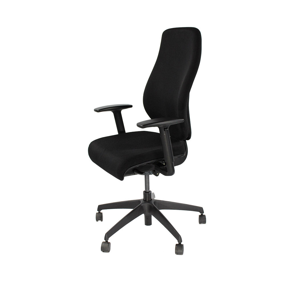 Boss Design: Key Task Chair - New Black Fabric - Refurbished