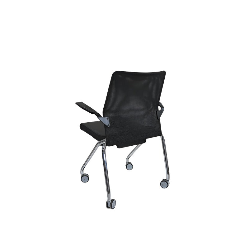 Boss Design: Black Folding Chair With Arms - Refurbished