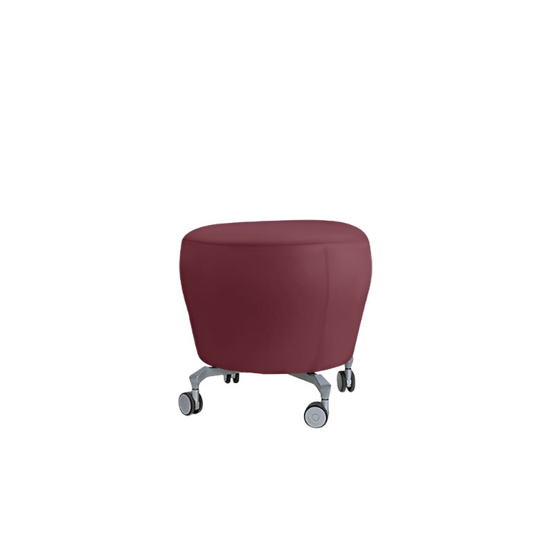 Orangebox: cuero móvil Pouf - restaurado