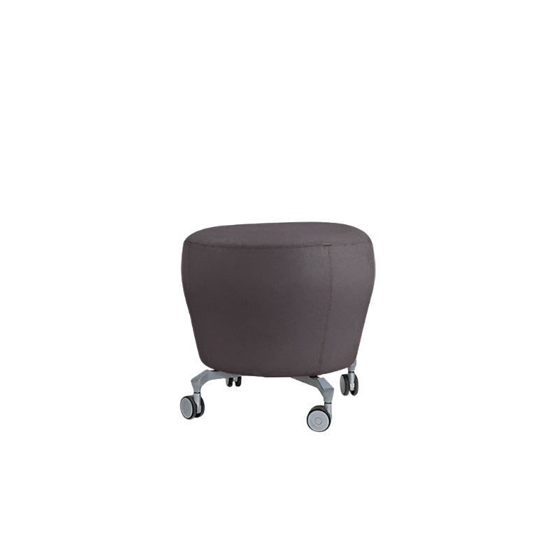 Orangebox: cuero móvil Pouf - restaurado