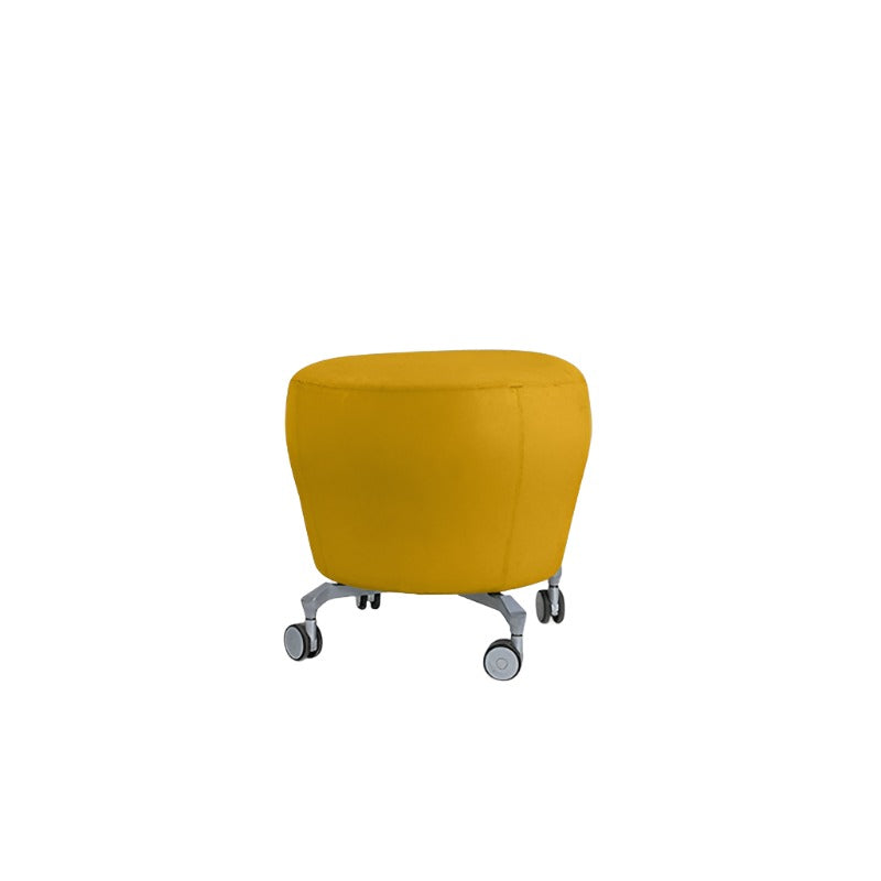 Orangebox: cuero móvil Pouf - restaurado