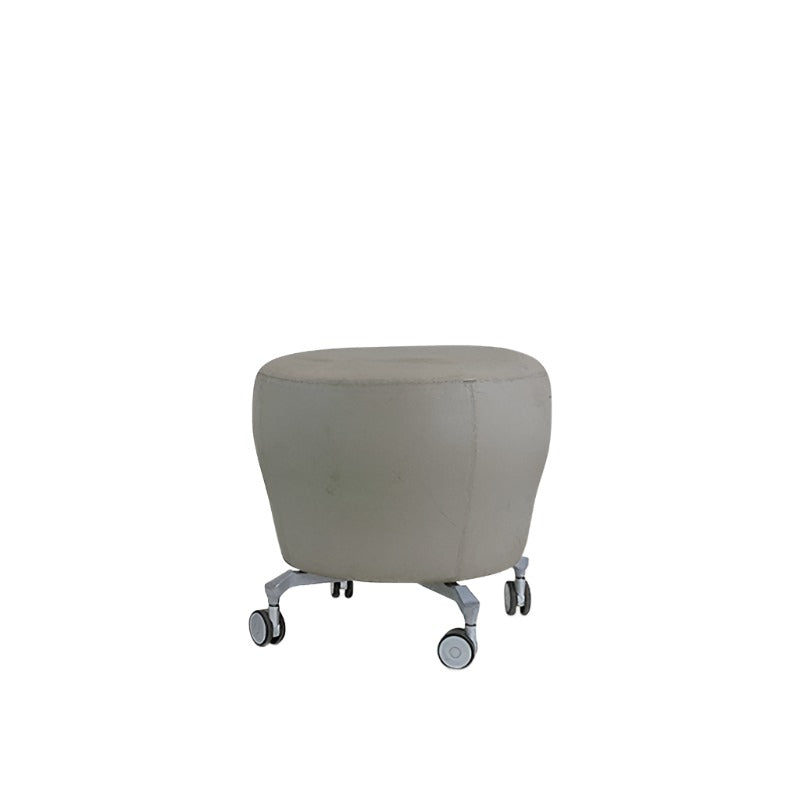 Orangebox: cuero móvil Pouf - restaurado