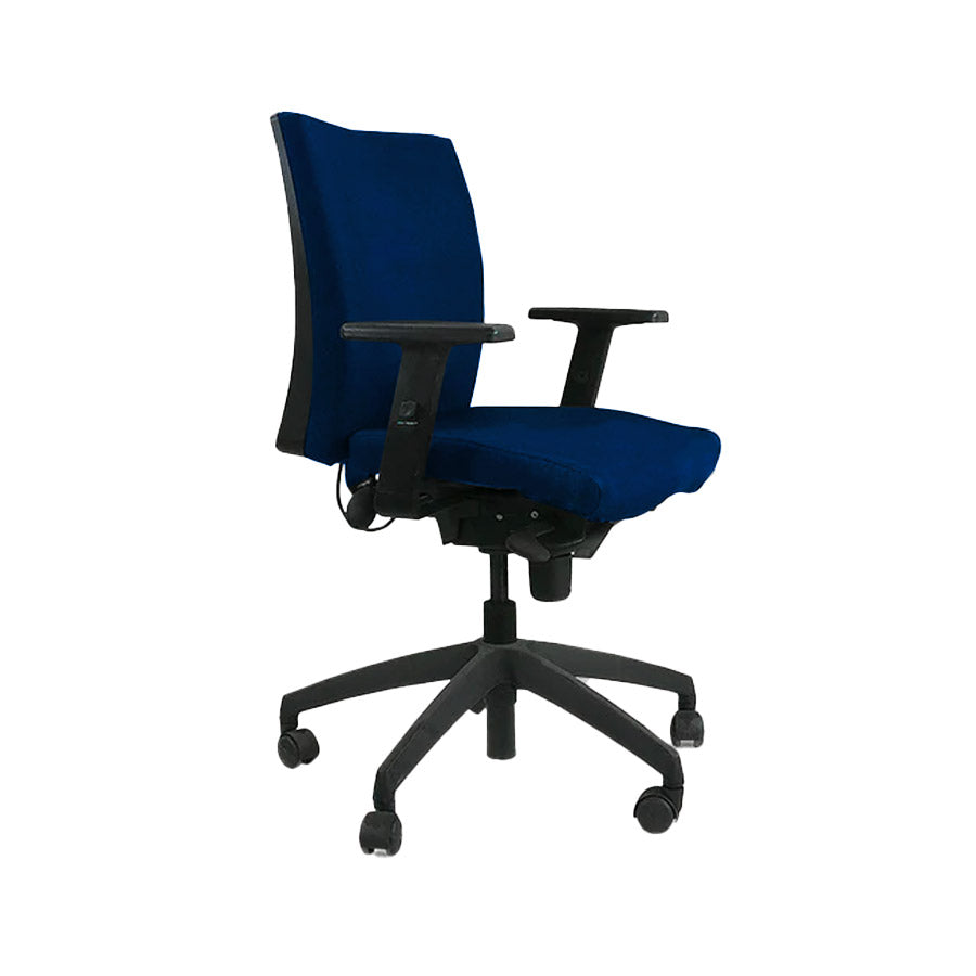<tc>Connection</tc>Silla de trabajo Team en tela azul - Reacondicionada