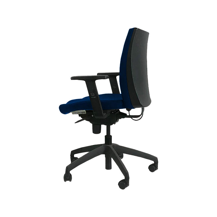 <tc>Connection</tc>Silla de trabajo Team en tela azul - Reacondicionada