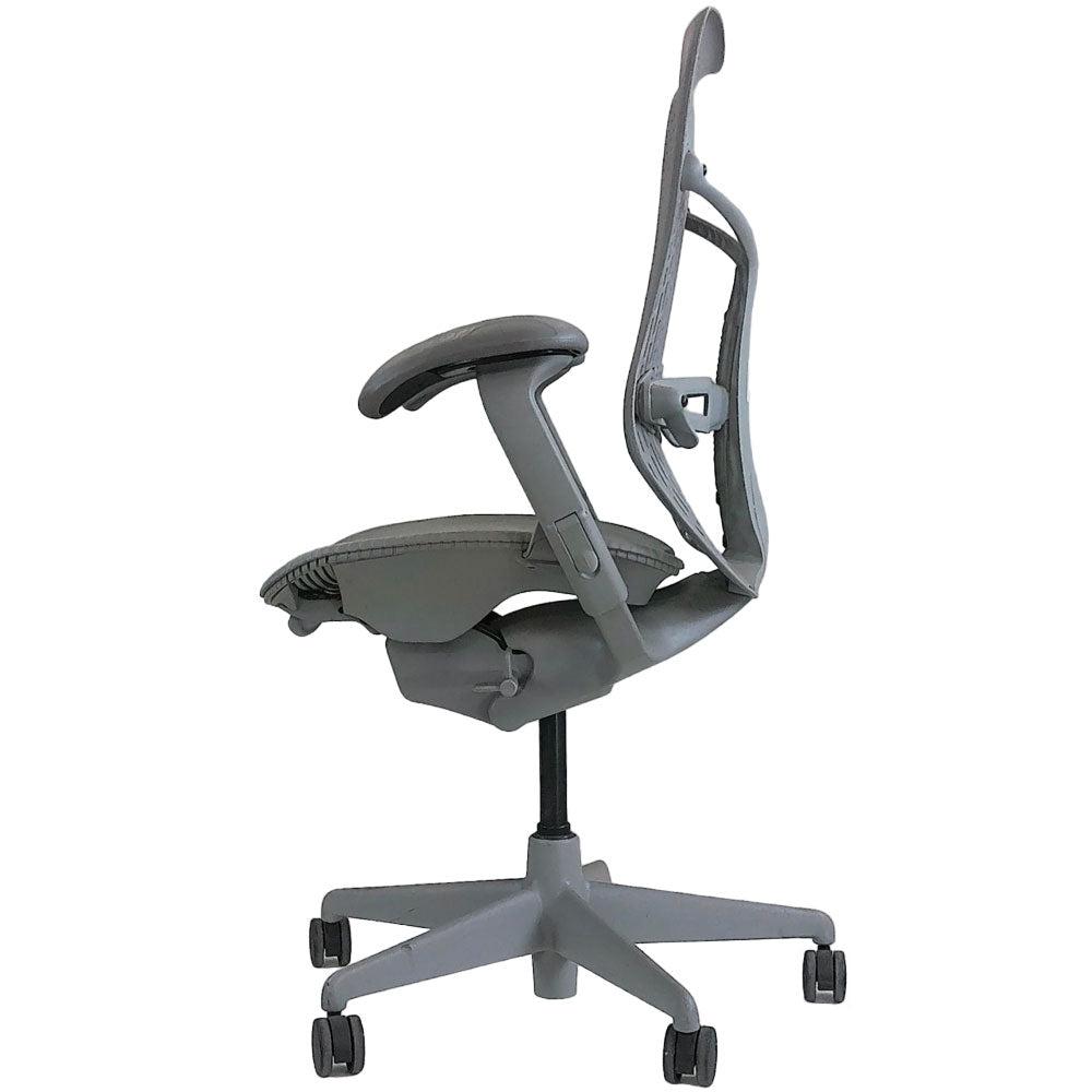 <tc>Herman Miller</tc>: <tc>Mirra</tc> Silla de trabajo - Gris - Reacondicionada