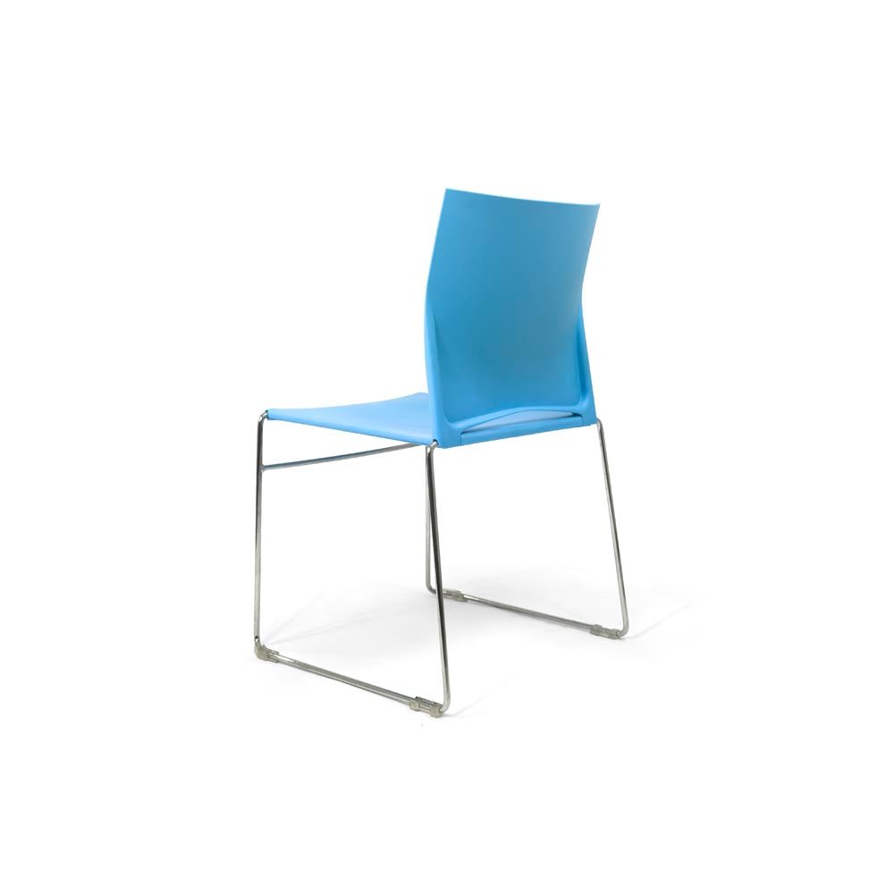 <tc>Herman Miller</tc>Silla apilable Pronta en azul - Reacondicionada