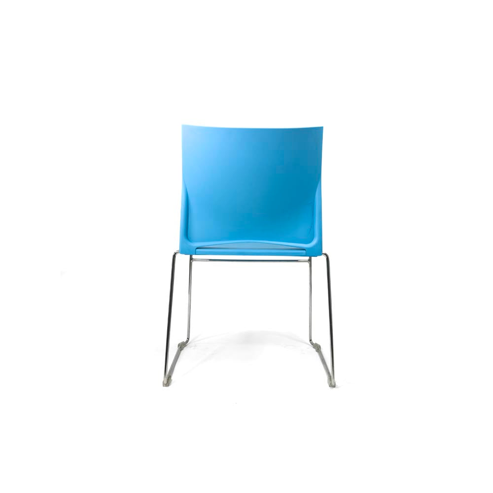 <tc>Herman Miller</tc>Silla apilable Pronta en azul - Reacondicionada