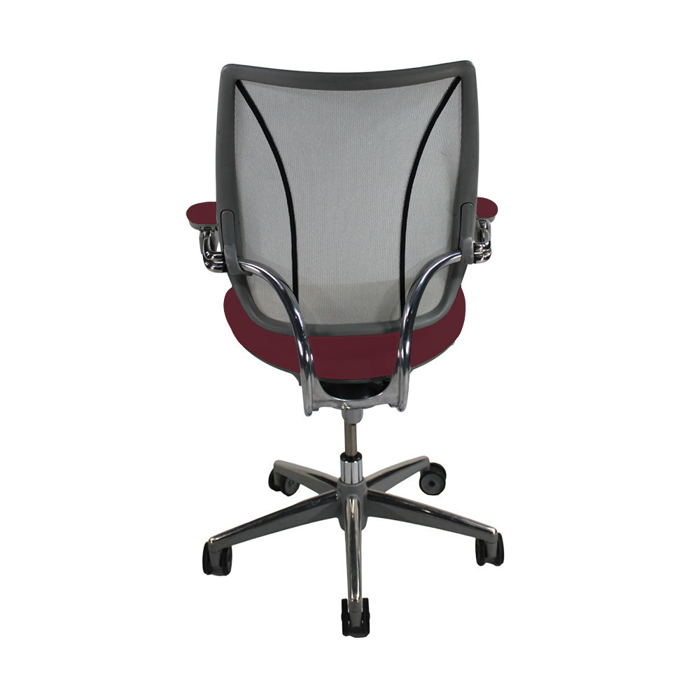 Humanscale: Liberty Task Chair in Burgundy Leather - Refurbished