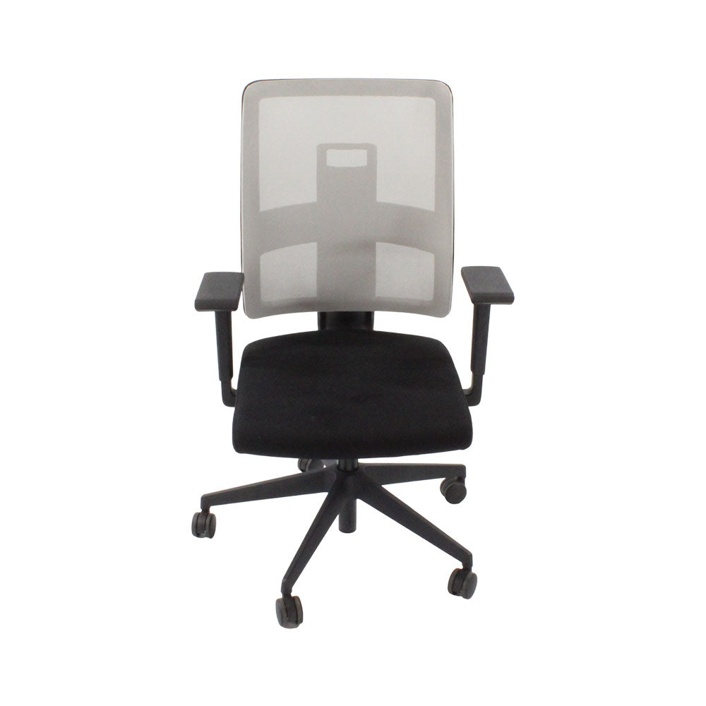 Viasit: Toleo Mesh Back Task Chair In Black Fabric - Refurbished