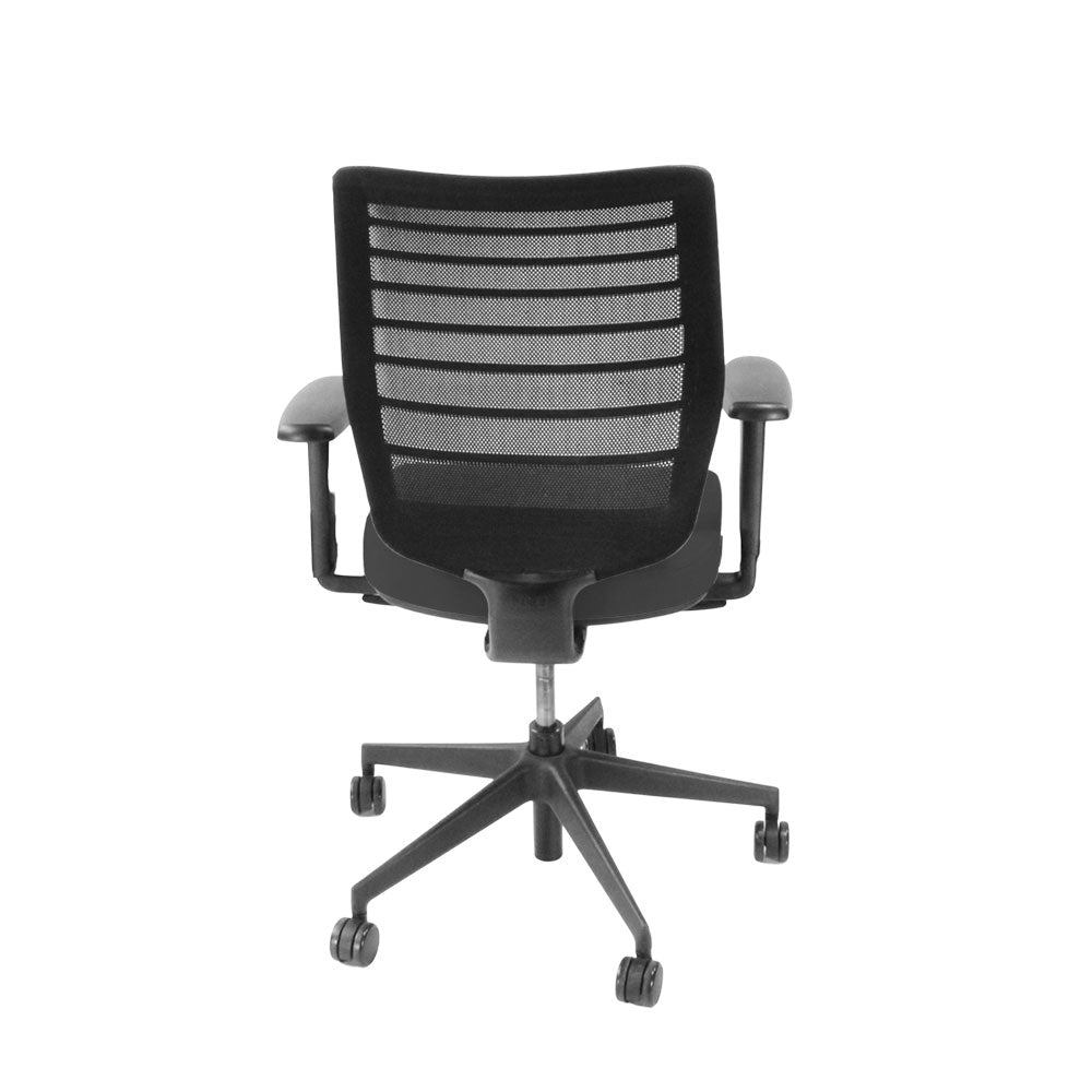 <tc>Senator</tc>Silla de operador Fuse en tela gris - Reacondicionada
