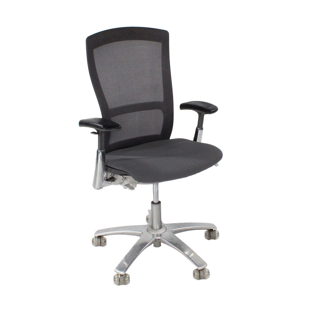 Knoll: Life Task Chair in Grey Fabric - Refurbished