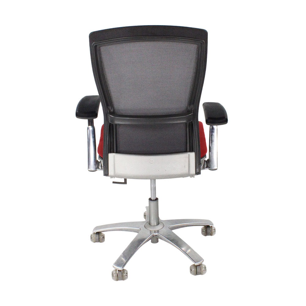 Knoll: Life Task Chair in Red Fabric - Refurbished