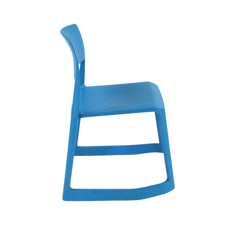 <tc>Vitra</tc>Silla de comedor Tip Ton - Azul - Reacondicionada