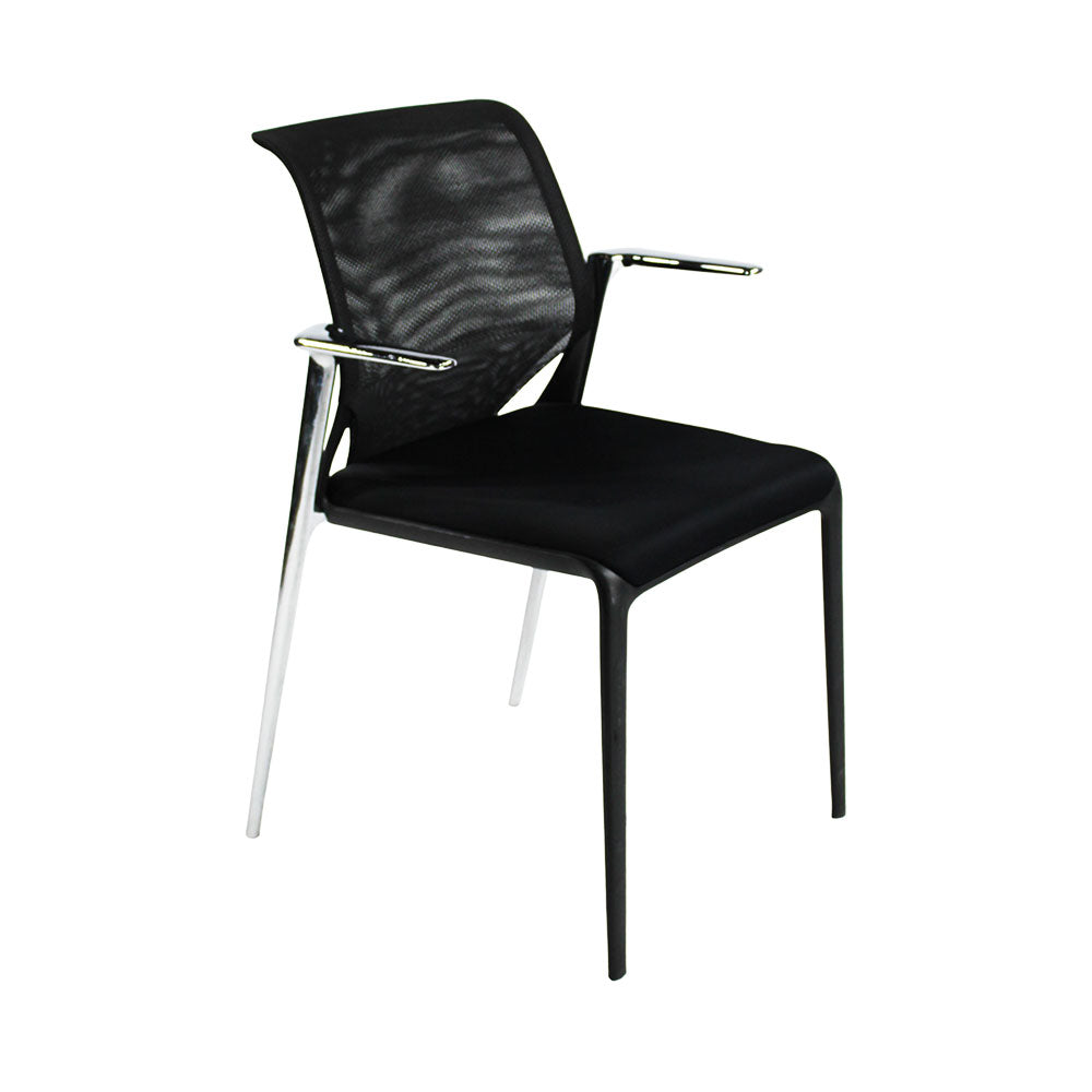 Vitra: MedaSlim Visitors Chair with Armrests - Refurbished