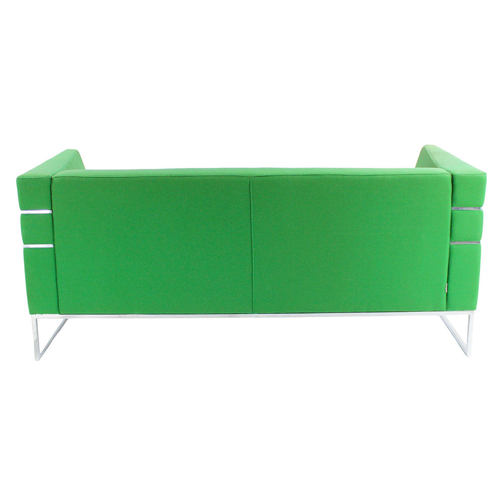 Giulio Marelli: Thumb Sofa in Green Fabric - Refurbished