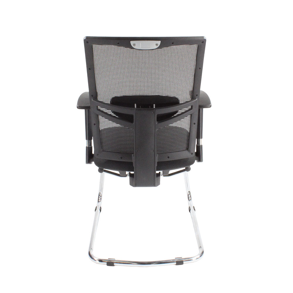 Boss Design: Move Meeting Chair in Black Fabric - Refurbished