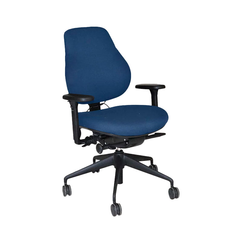 <tc>OrangeBox</tc>Silla de oficina Flo en tela azul - Reacondicionada