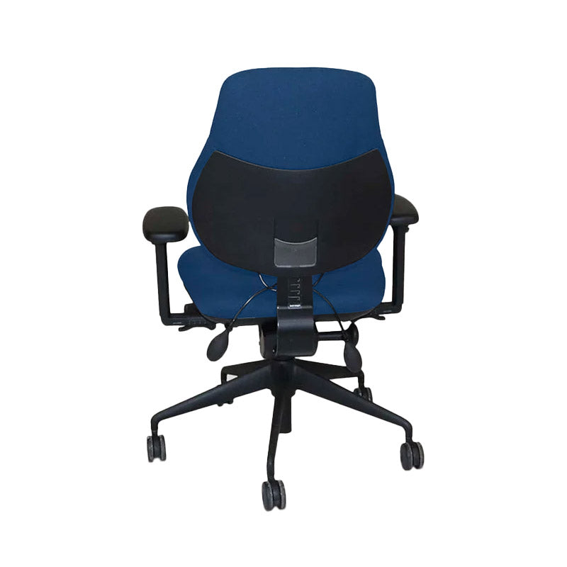 <tc>OrangeBox</tc>Silla de oficina Flo en tela azul - Reacondicionada