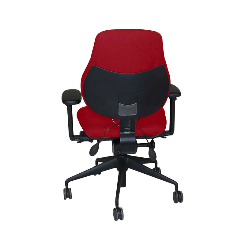 <tc>OrangeBox</tc>Silla de oficina Flo en tela roja - Reacondicionada