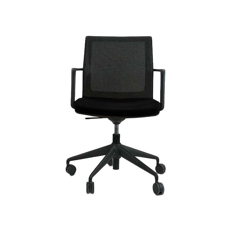 Orangebox: Workday Lite Work in Black Leather Task Silla - Remurbised
