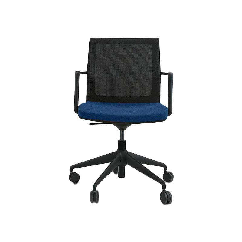 Orangebox: Workday Lite Work in Blue Fabric Task Silla - Renovado