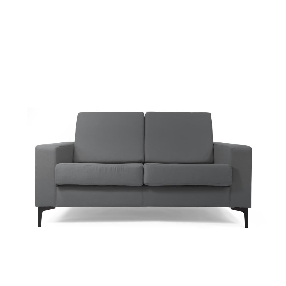 Pledge: Target Two Seater Sofa In Dark Grey Fabric - Refurbished