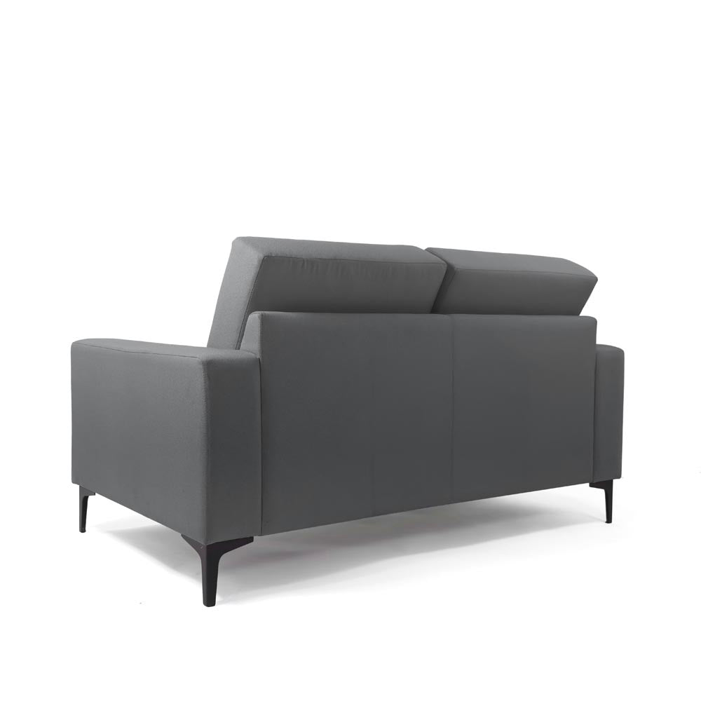 Compromiso: Target Sofá de dos plazas en tela gris oscuro - Renovado