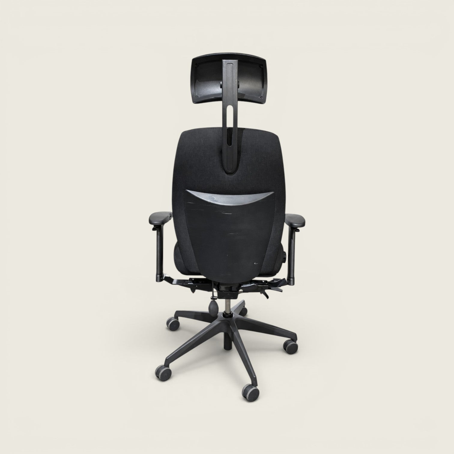 Posturite: Respaldo alto Positiv Plus con reposacabezas en negro - Reacondicionado