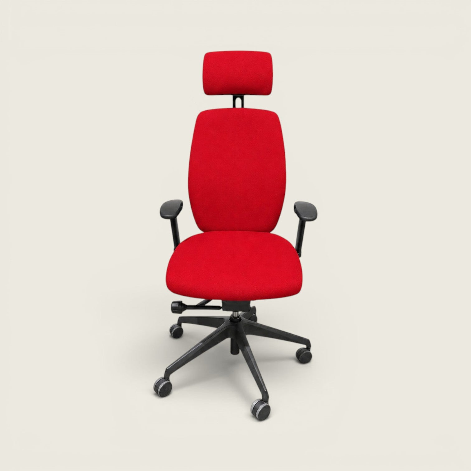 Posturite: Respaldo Alto Positiv Plus con Reposacabezas En Rojo - Reacondicionado