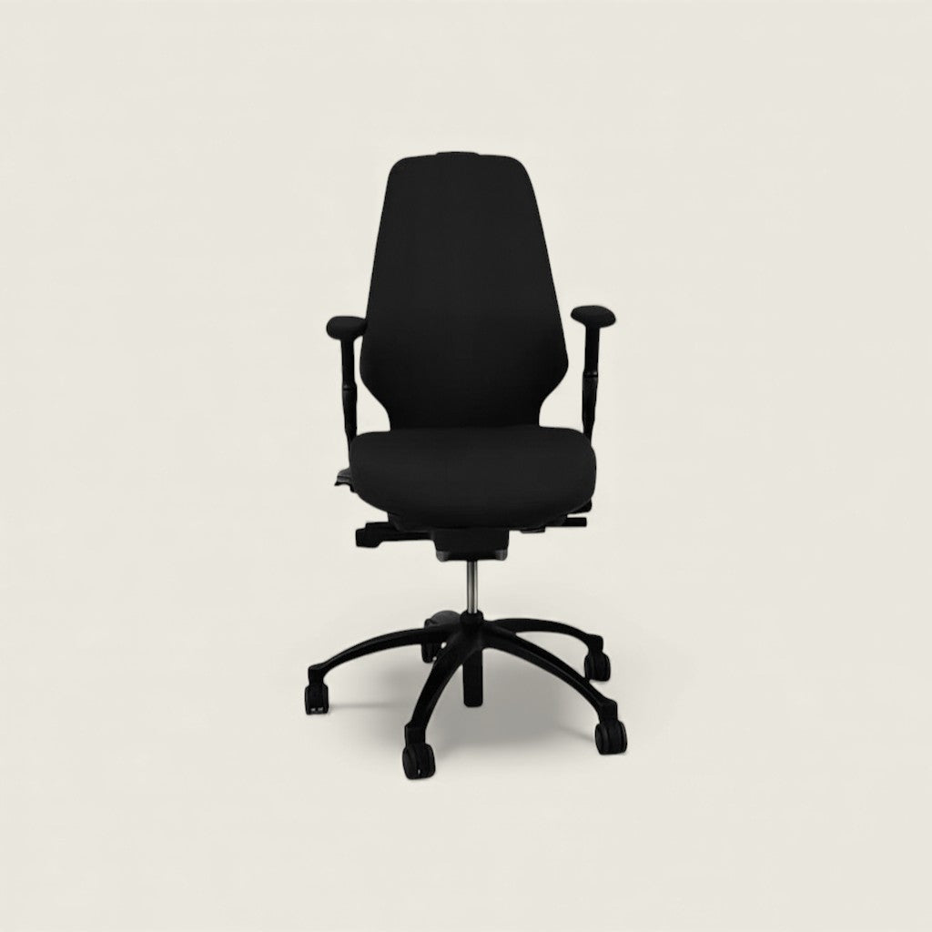 RH Logic: 400 Black High Back Ergonomic Office Chair - Refurbished