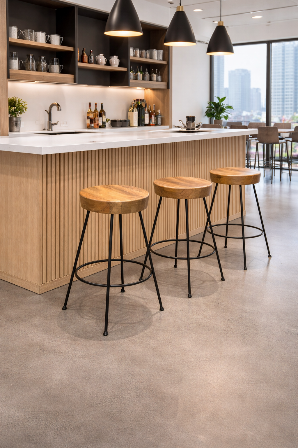 Saxen: Taburete de bar - Reacondicionado