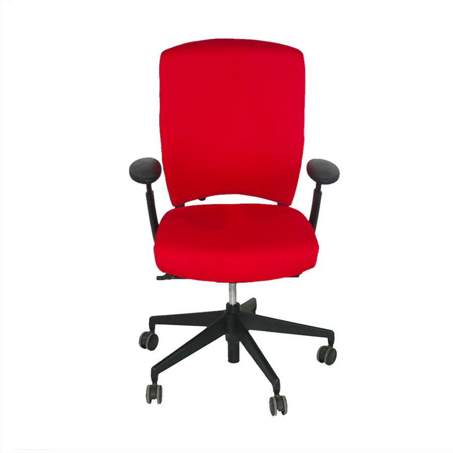 Senator: Enigma S21 Office Chair with Black Frame in Red Fabric - Refurbished