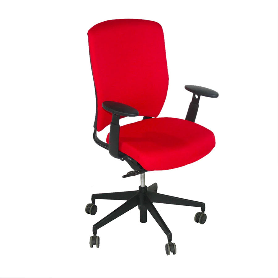 Senator: Enigma S21 Office Chair with Black Frame in Red Fabric - Refurbished