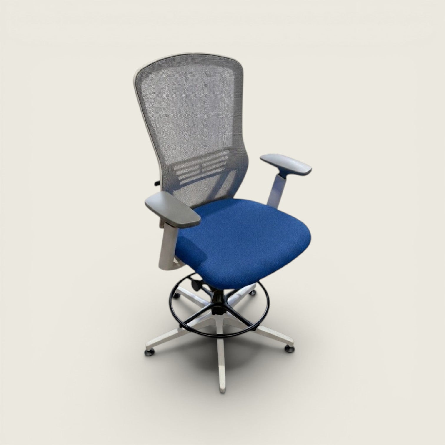 Senator: Ousby Draughtsman Chair in Blue - Refurbished