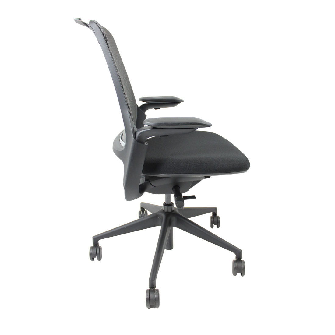 <tc>Steelcase</tc>Silla de oficina ergonómica Serie 1 en tela negra - Reacondicionada
