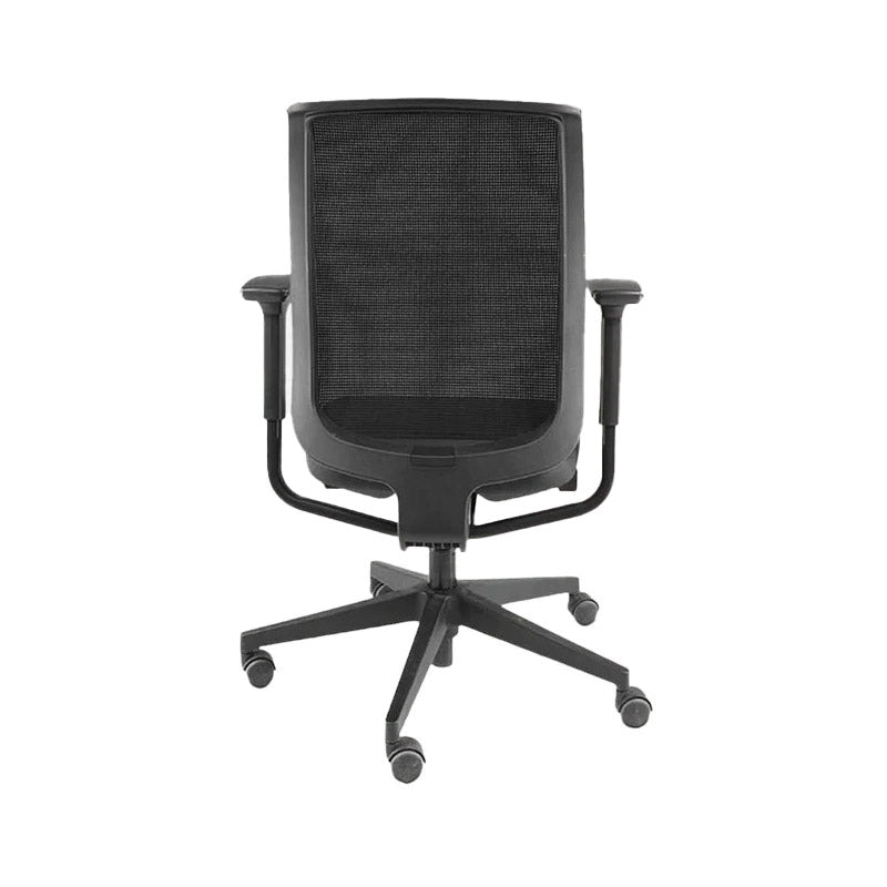 Steelcase: Reply Office Chair with Mesh Back in Black Fabric - Refurbished