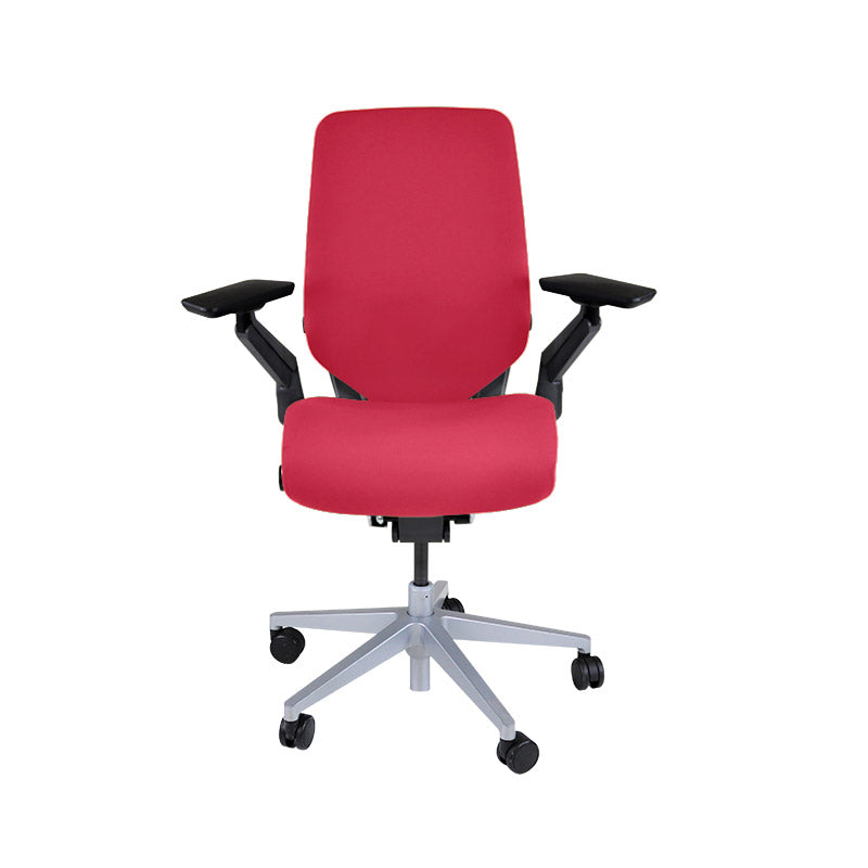 Steelcase: Gesture Ergonomic Office Chair - Red Fabric - Refurbished