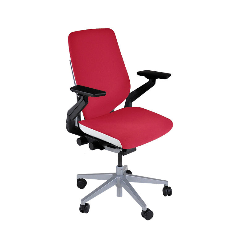 Steelcase: Gesture Ergonomic Office Chair - Red Fabric - Refurbished