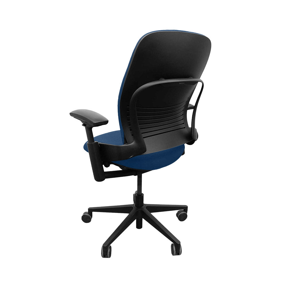 <tc>Steelcase</tc>: <tc>Leap V2</tc> Silla de oficina - Tela azul - Reacondicionada