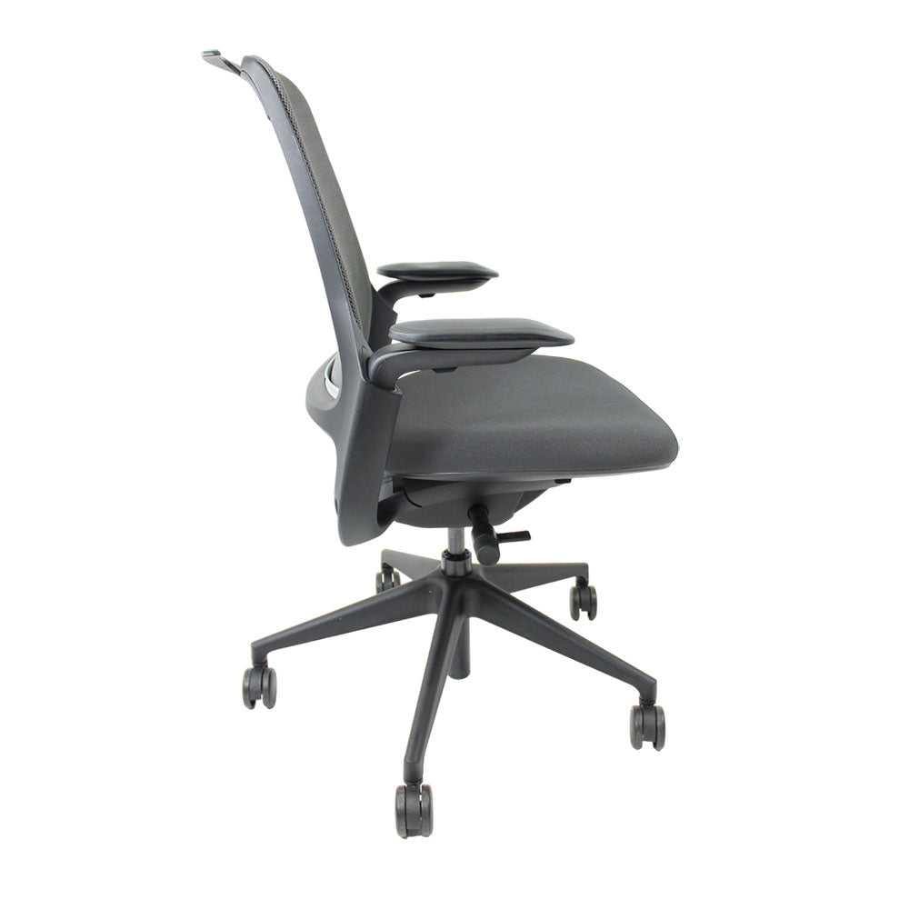 <tc>Steelcase</tc>Silla de oficina ergonómica Serie 1 en tela gris - Reacondicionada