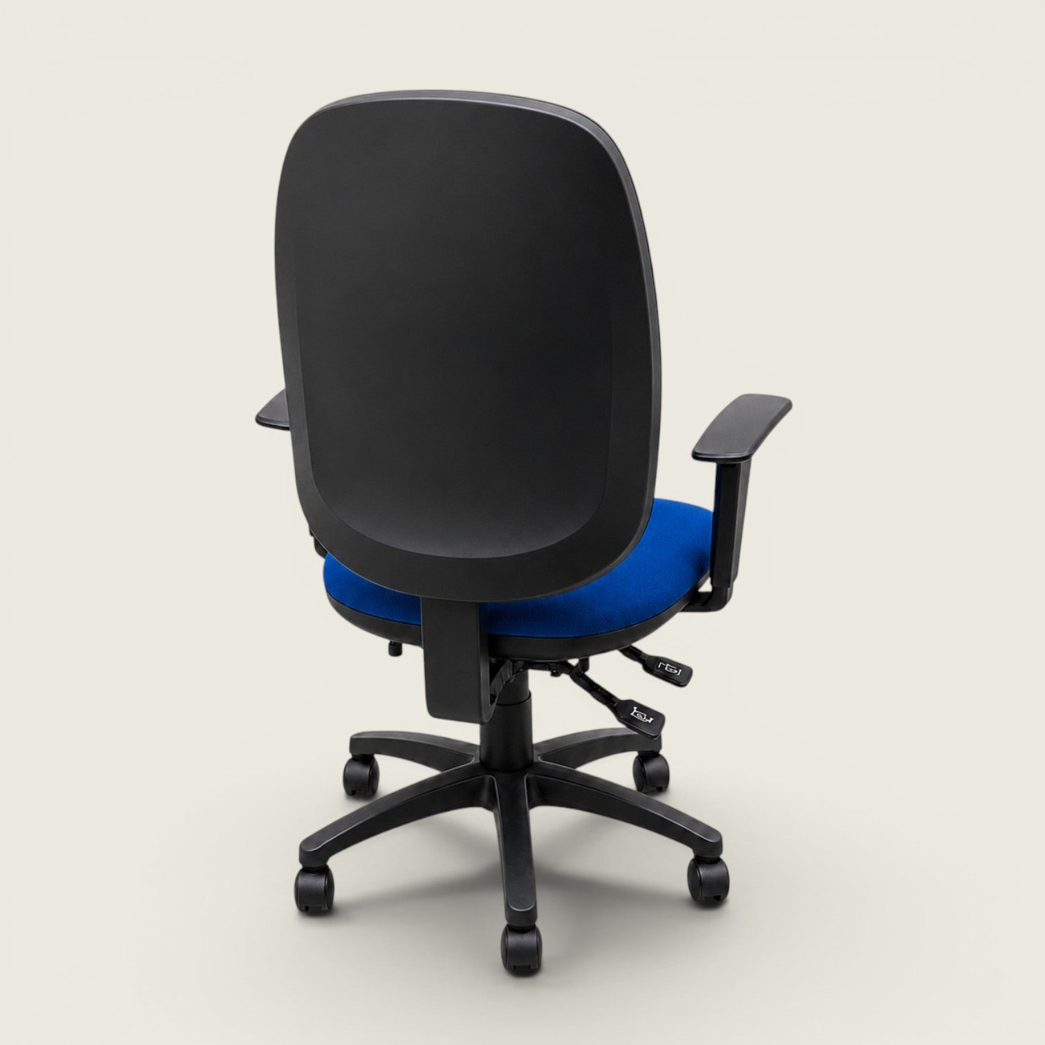 Urban: Operators High-Back Chair in Blue Fabric - Refurbished