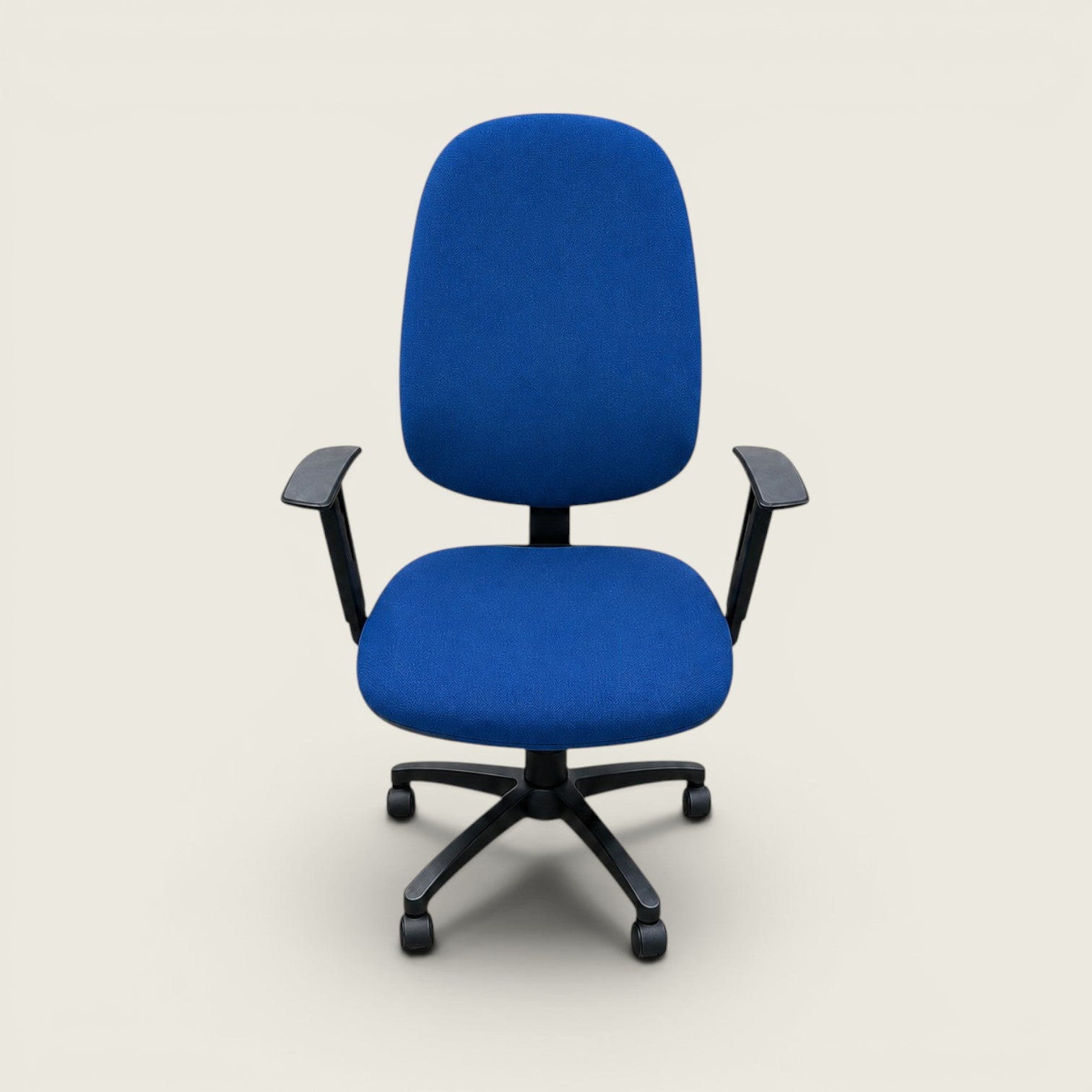 Urban: Operators High-Back Chair in Blue Fabric - Refurbished