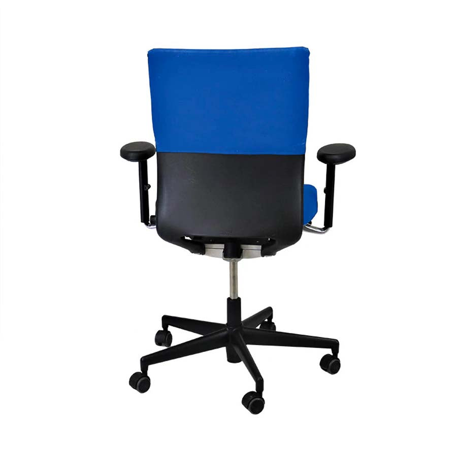 <tc>Vitra</tc>: <tc>Axess</tc> Silla de oficina en tela azul - Reacondicionada