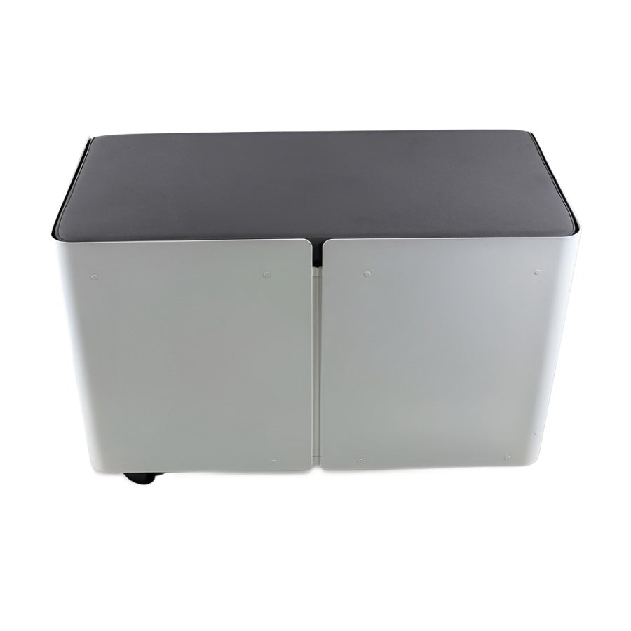 <tc>Steelcase</tc>: Pedestal de credenza con asiento - Reacondicionado