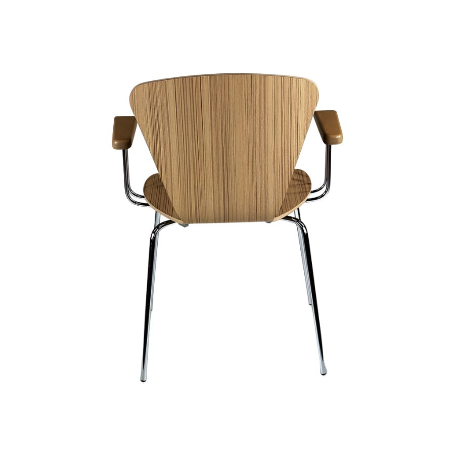 Nowy styl: silla de madera con brazos - restaurado